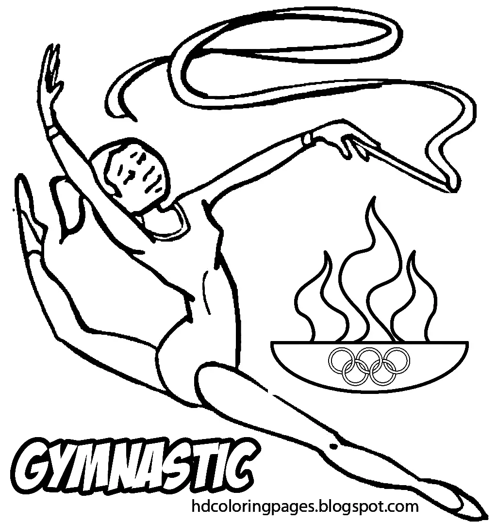 Olympic Coloring Pages
