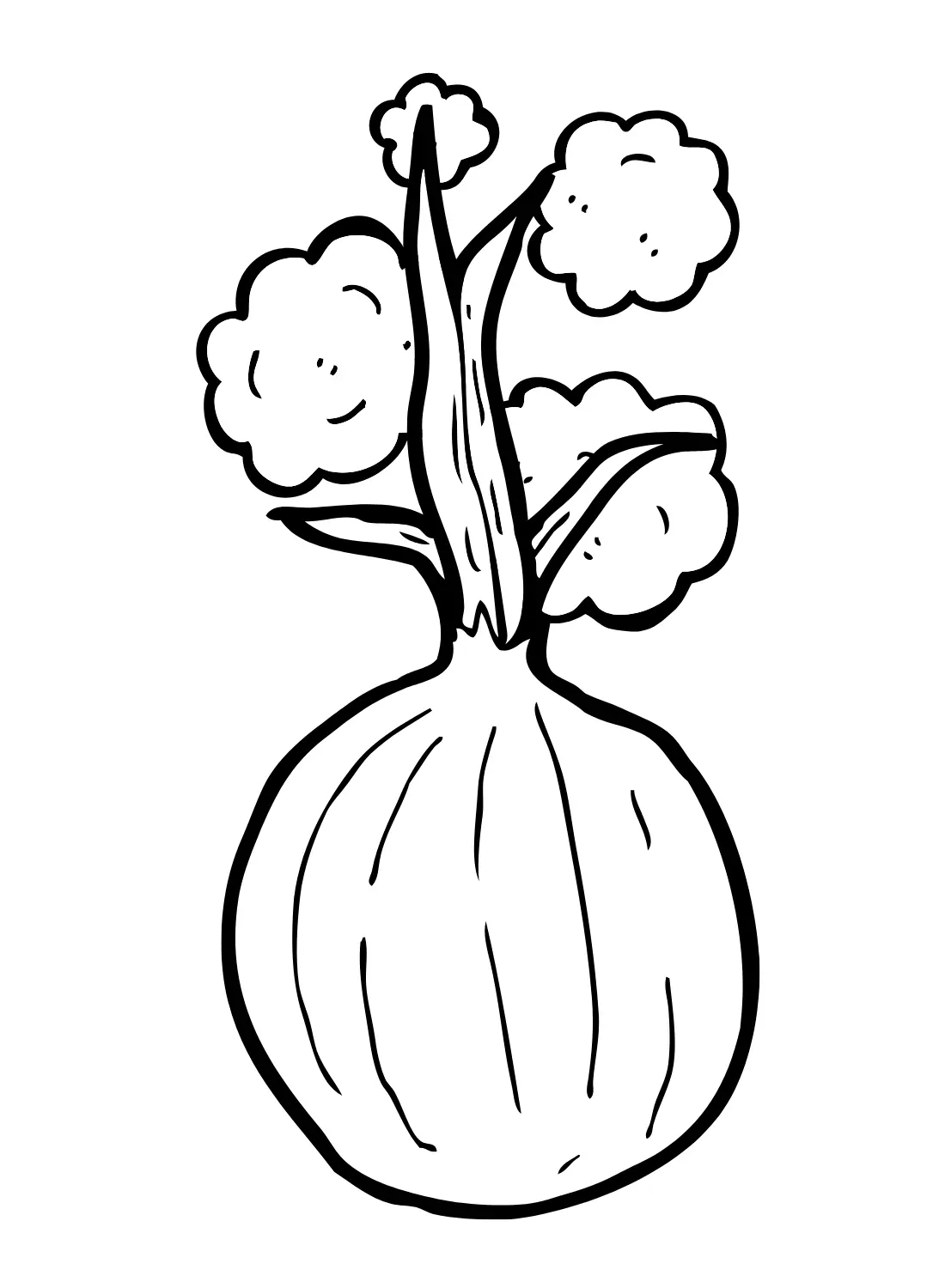 Onion Coloring Pages 21