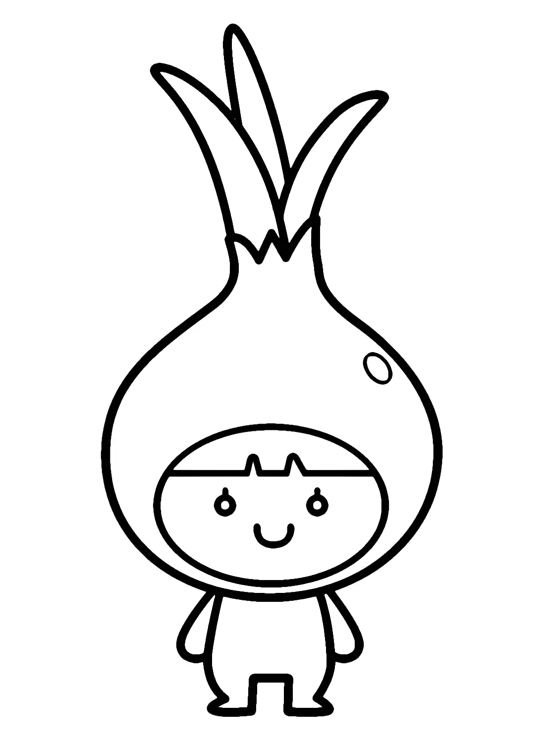 Onion Coloring Pages 25