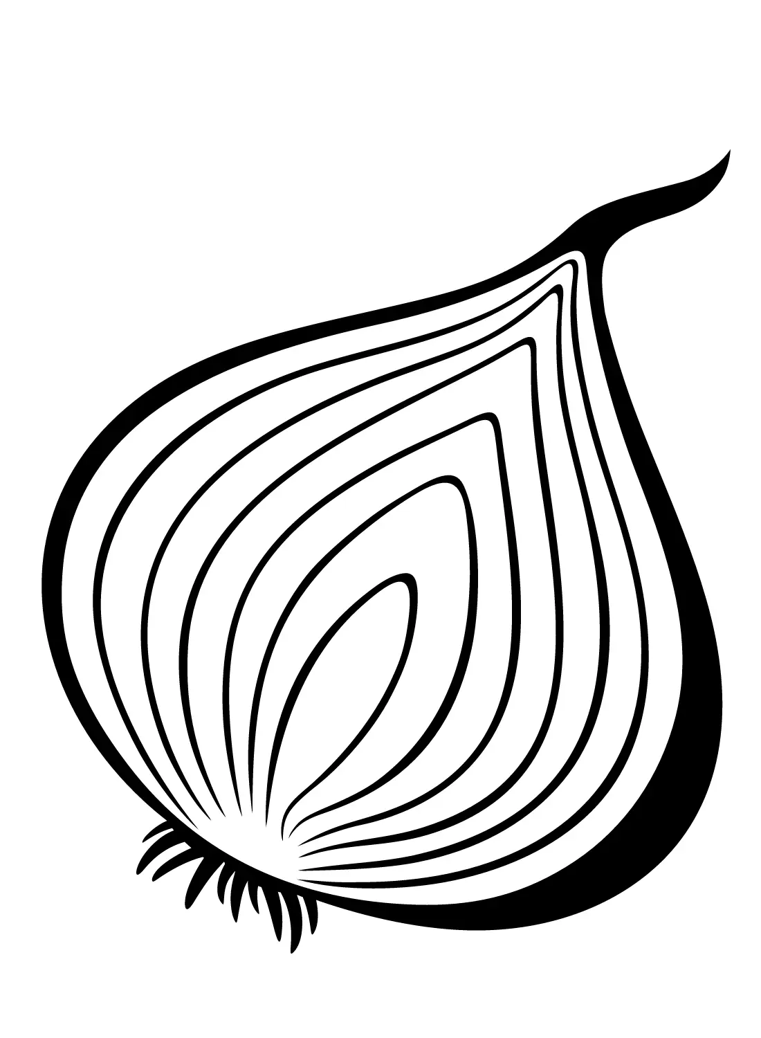 Onion Coloring Pages 29