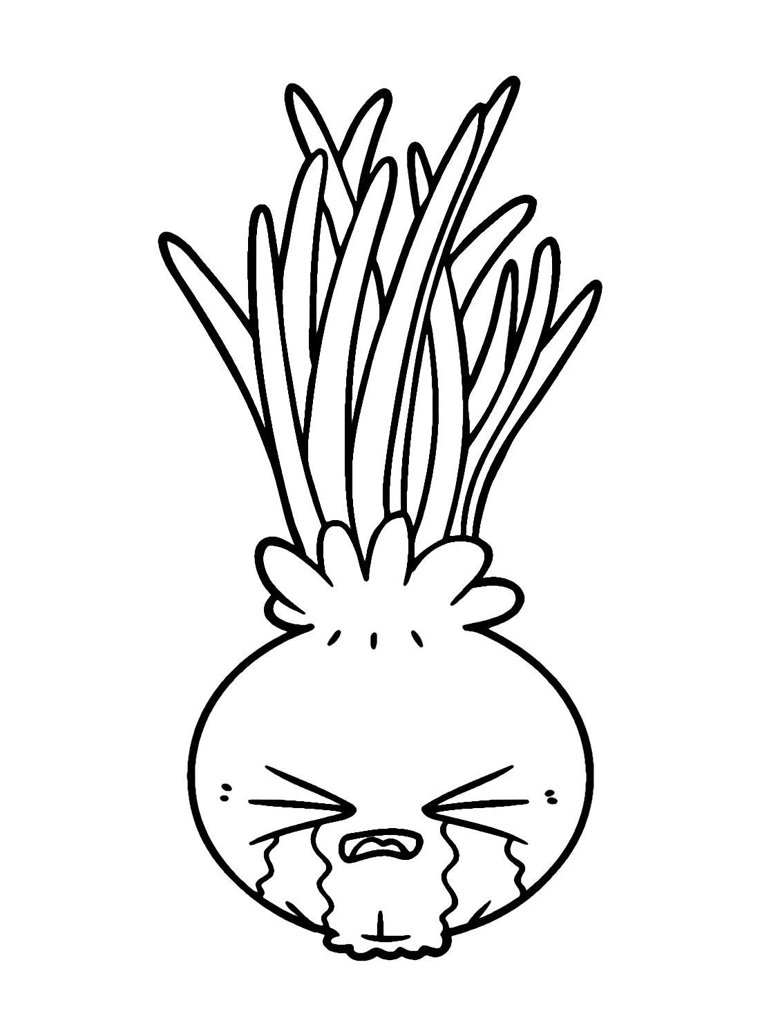Onion Coloring Pages 36