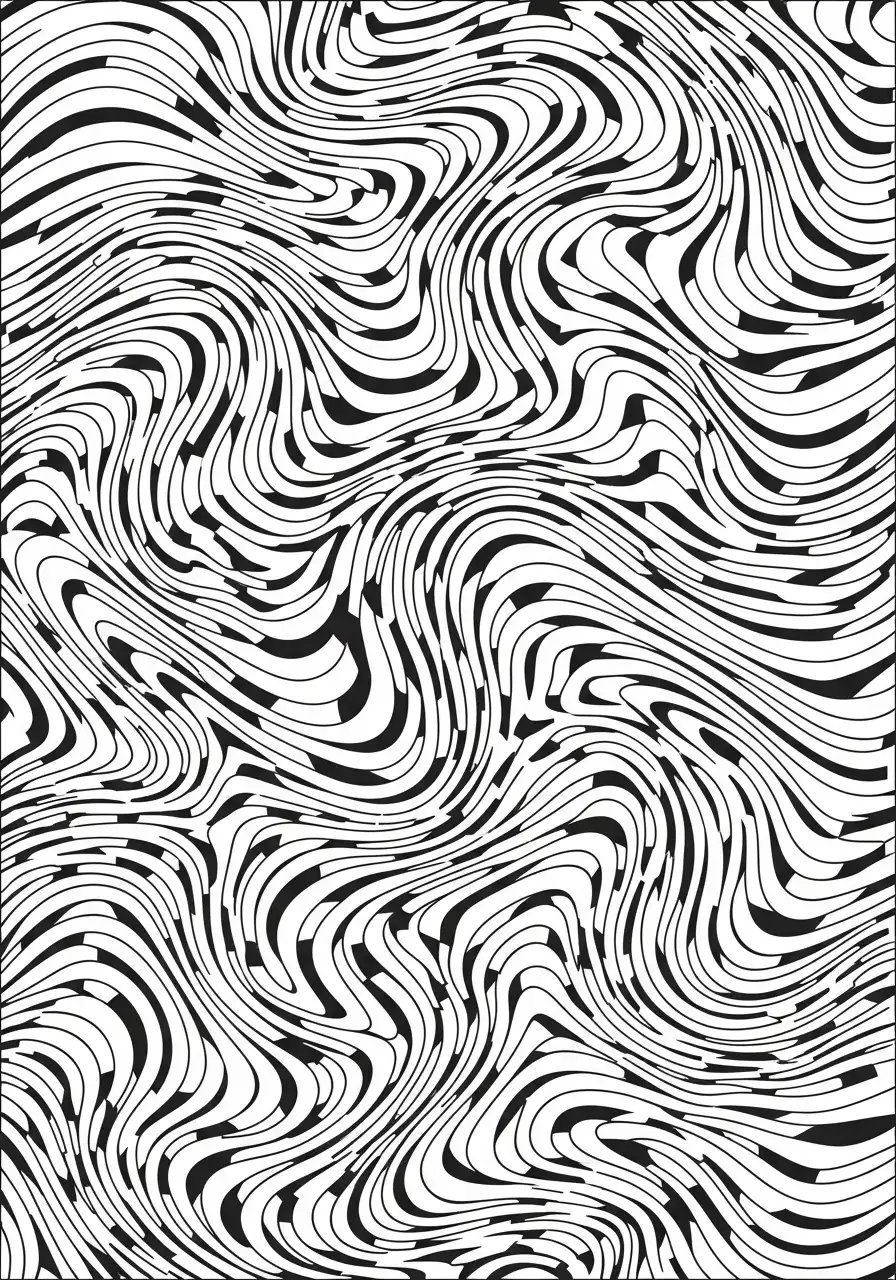 Ilusoes de otica Paginas para Colorir 18