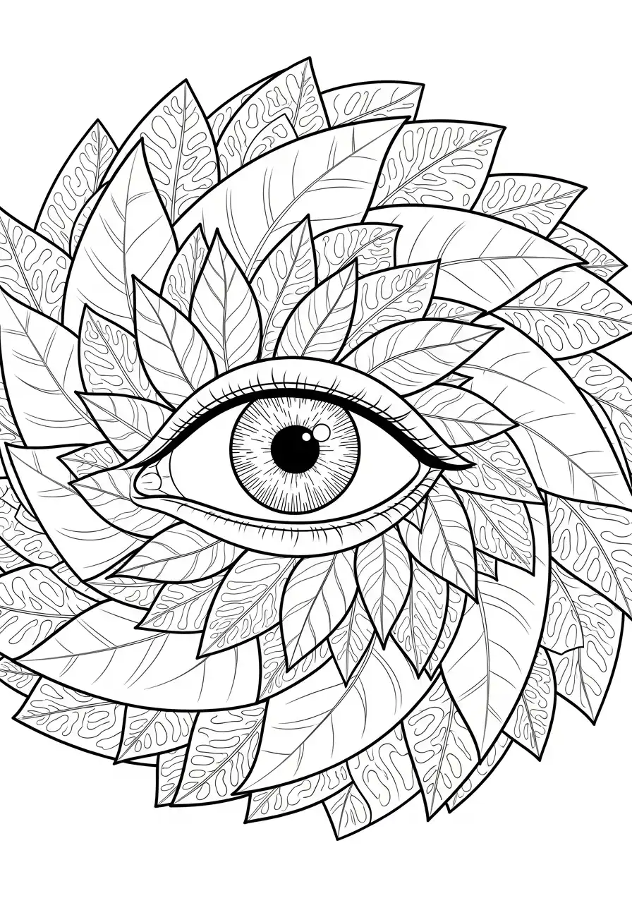Ilusoes de otica Paginas para Colorir 20