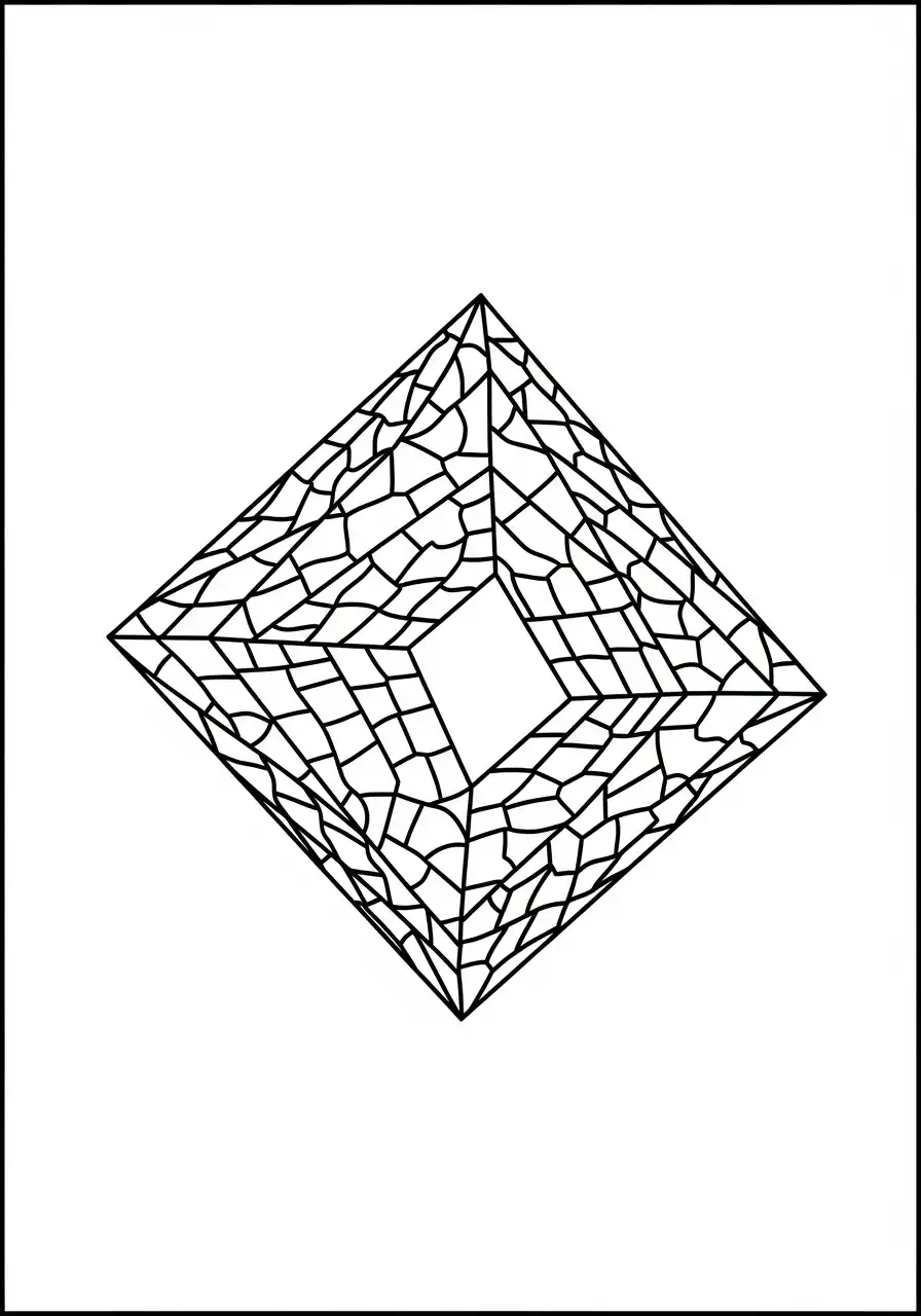 Ilusoes de otica Paginas para Colorir 23