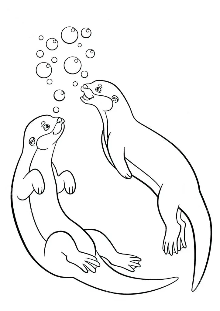 Otter Ausmalbilder 12