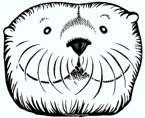 Otter Ausmalbilder 125
