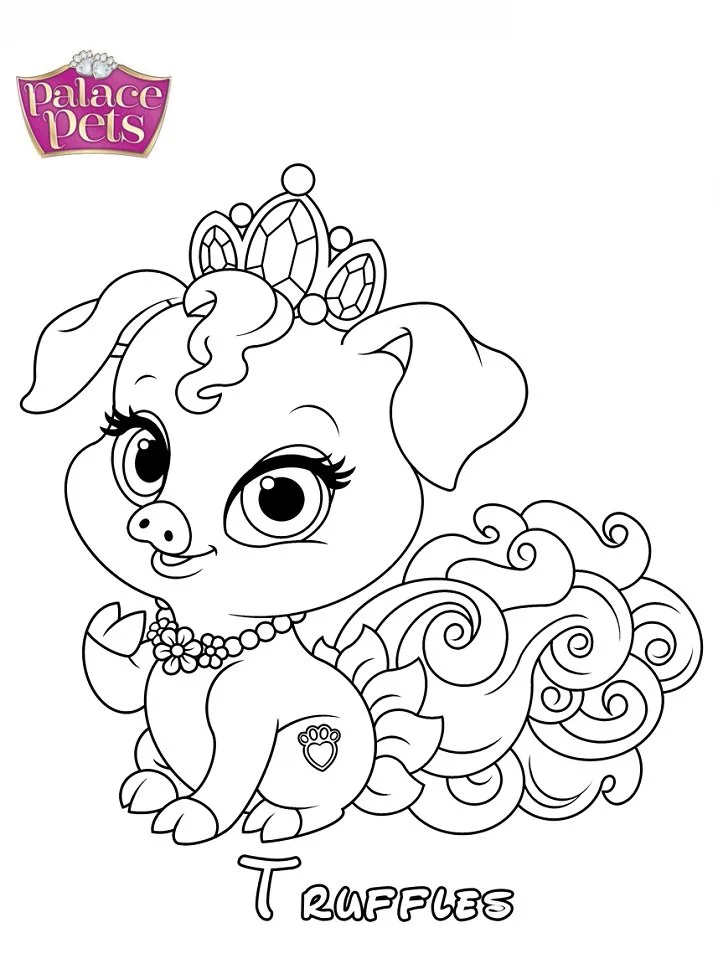 Palace Pets Coloring Pages 11