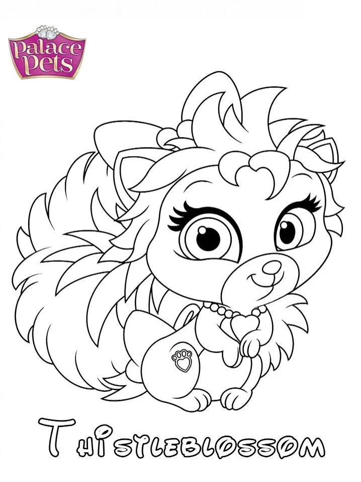Palace Pets Coloring Pages 12