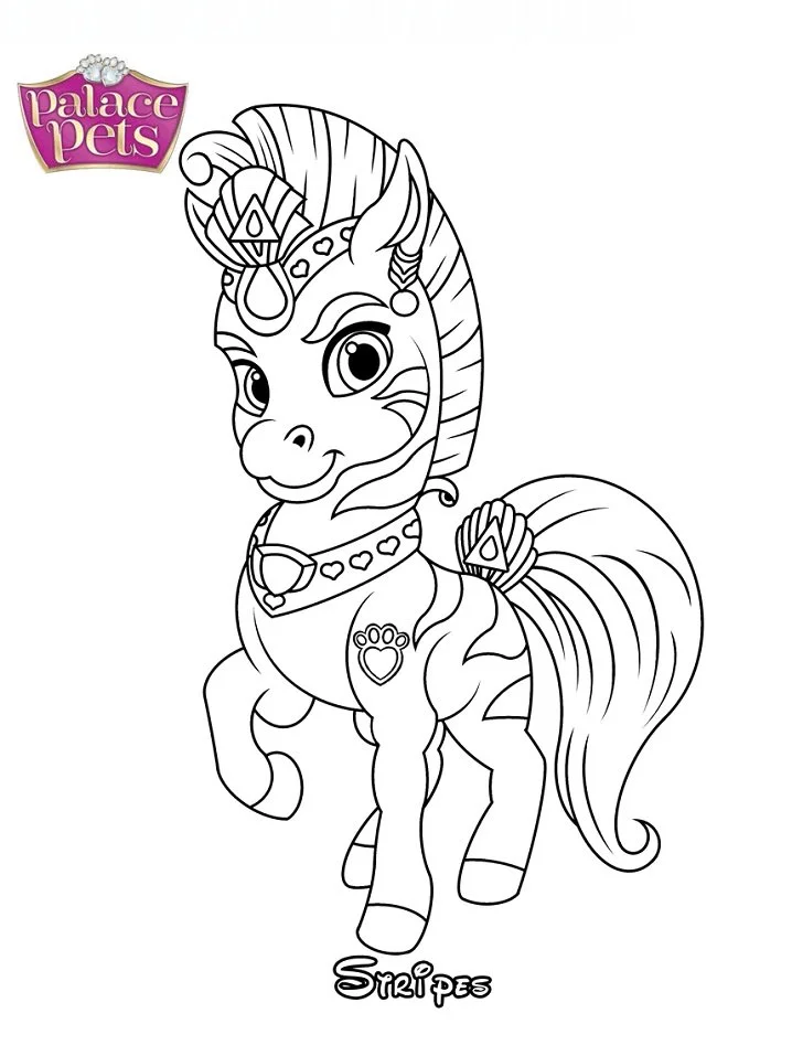 Palace Pets Coloring Pages 14