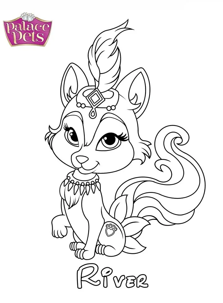 Palace Pets Coloring Pages 16