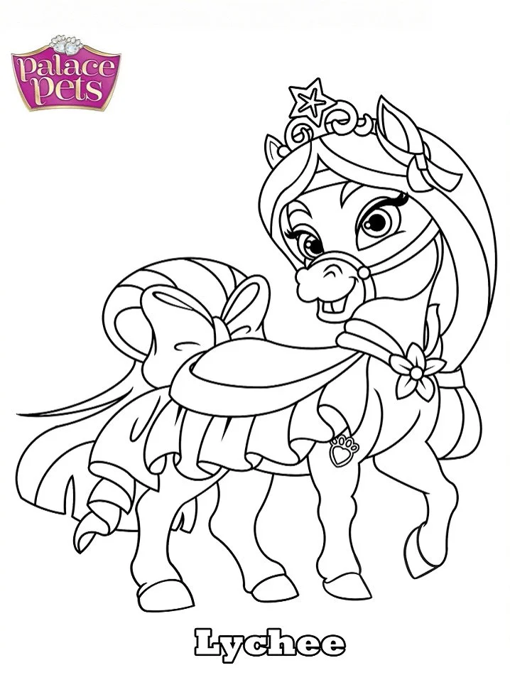 Palace Pets Coloring Pages 26
