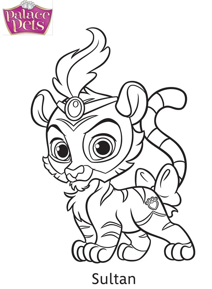 Palace Pets Coloring Pages 36