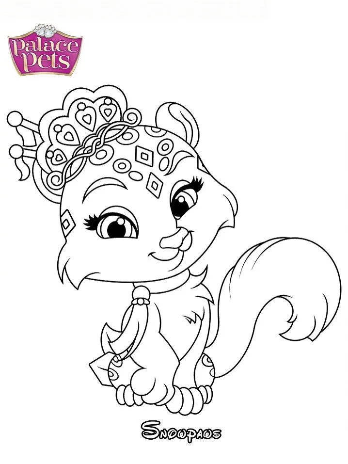 Palace Pets Coloring Pages 37