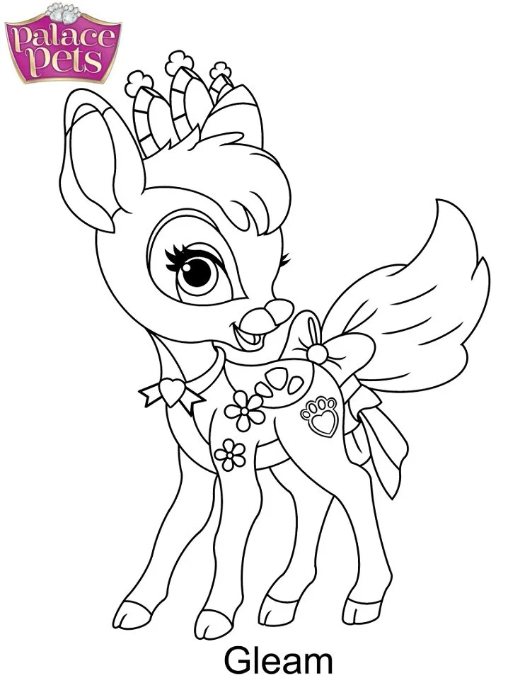 Palace Pets Coloring Pages 43