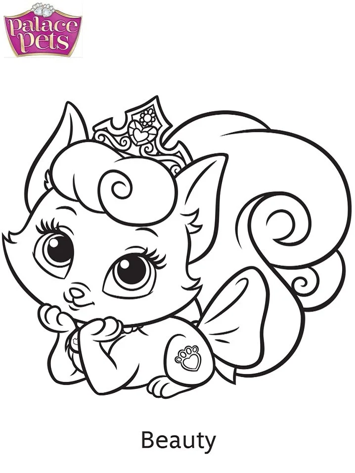 Palace Pets Coloring Pages 48