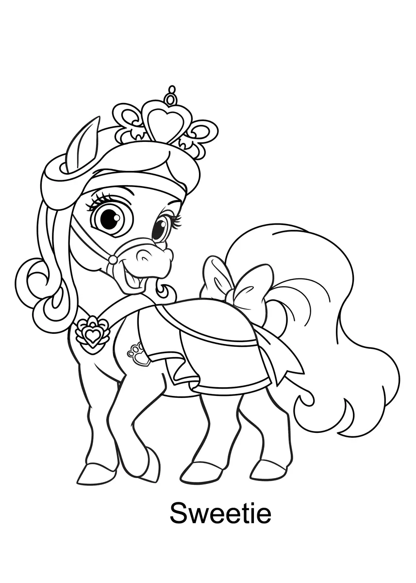 Palace Pets Coloring Pages 58