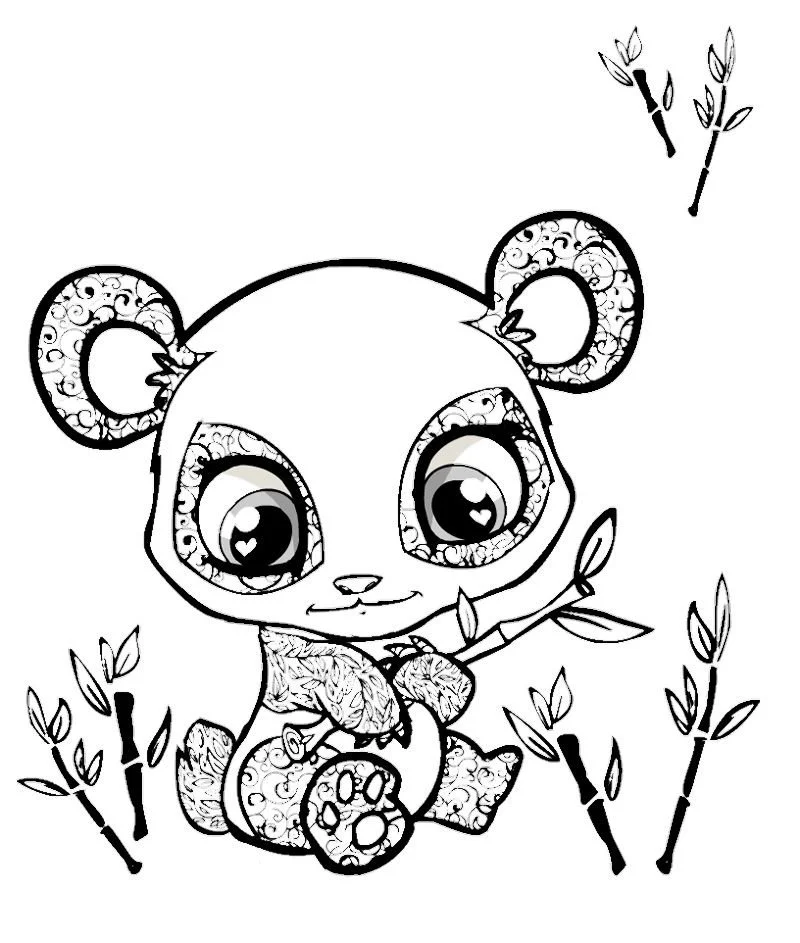 Panda Coloring Pages 1