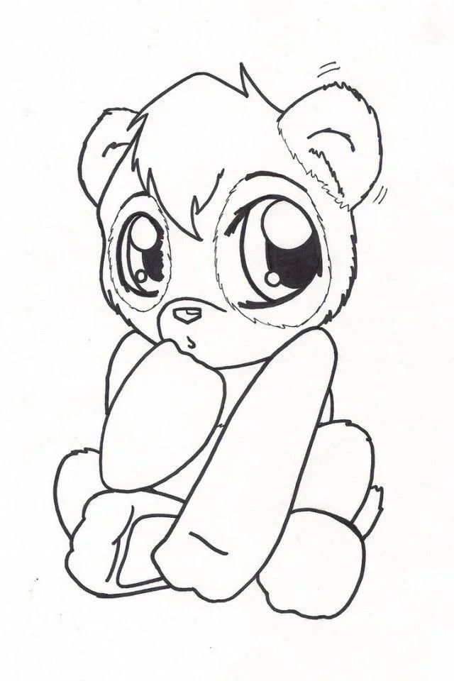 Panda Coloring Pages 4