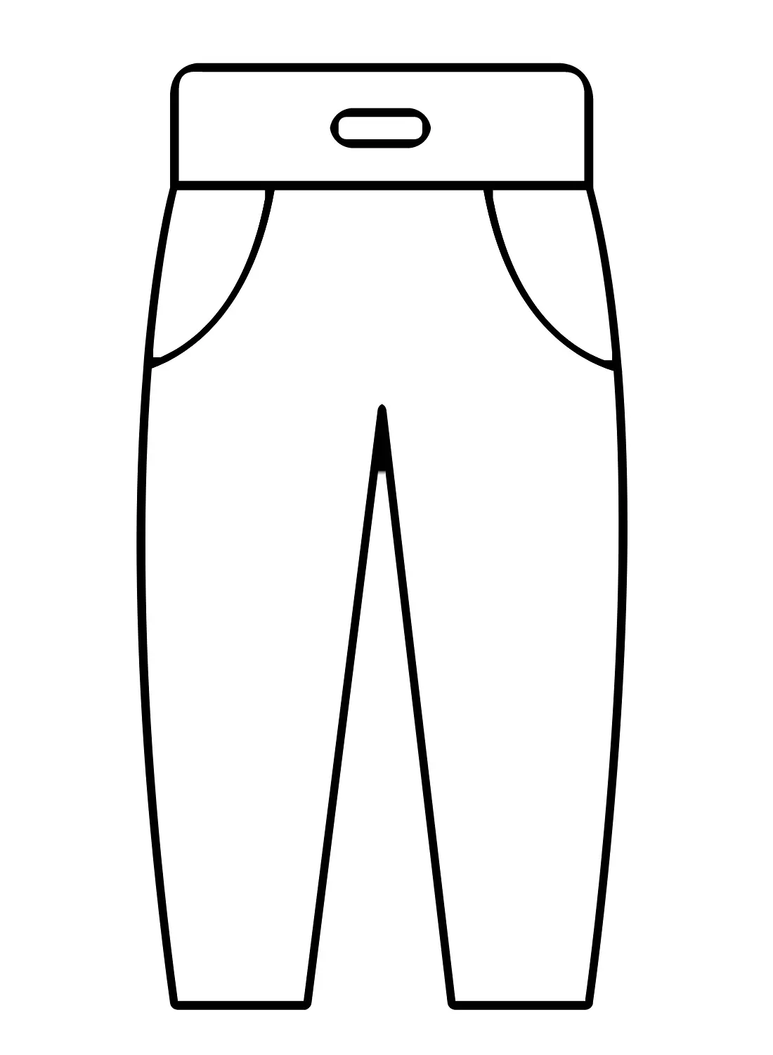 Desenhos de Calcas Para Colorir 19