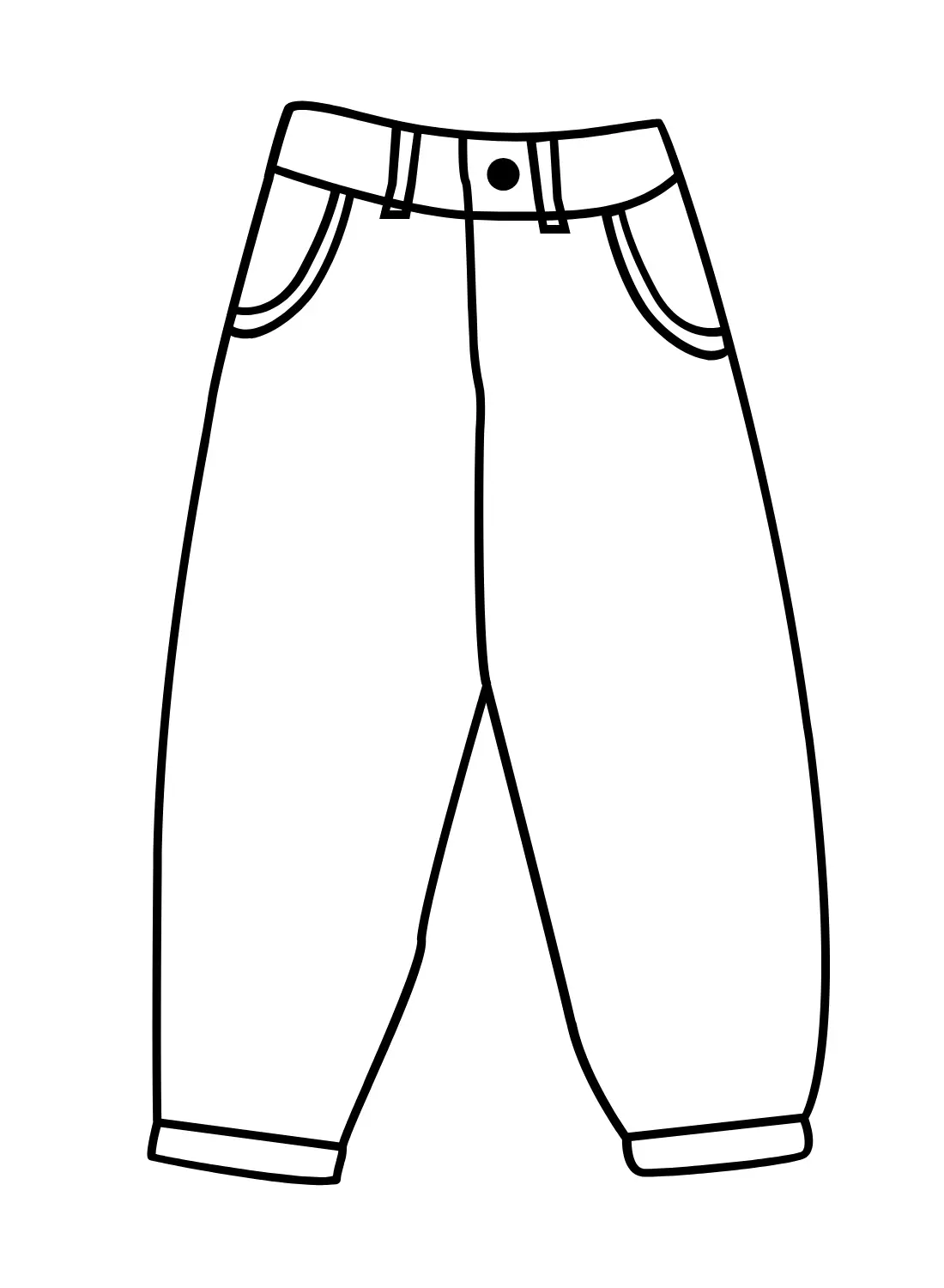 Desenhos de Calcas Para Colorir 40