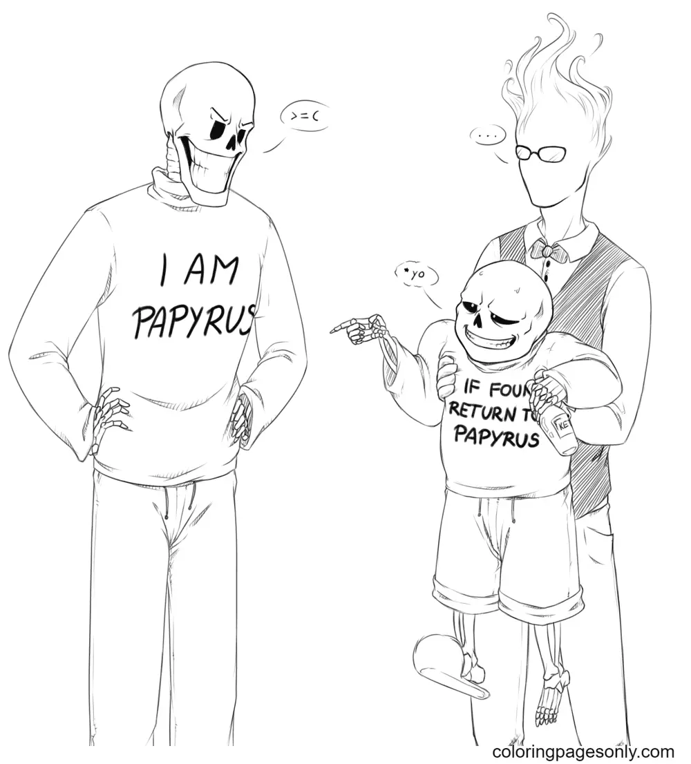 Papyrus Ausmalbilder 8