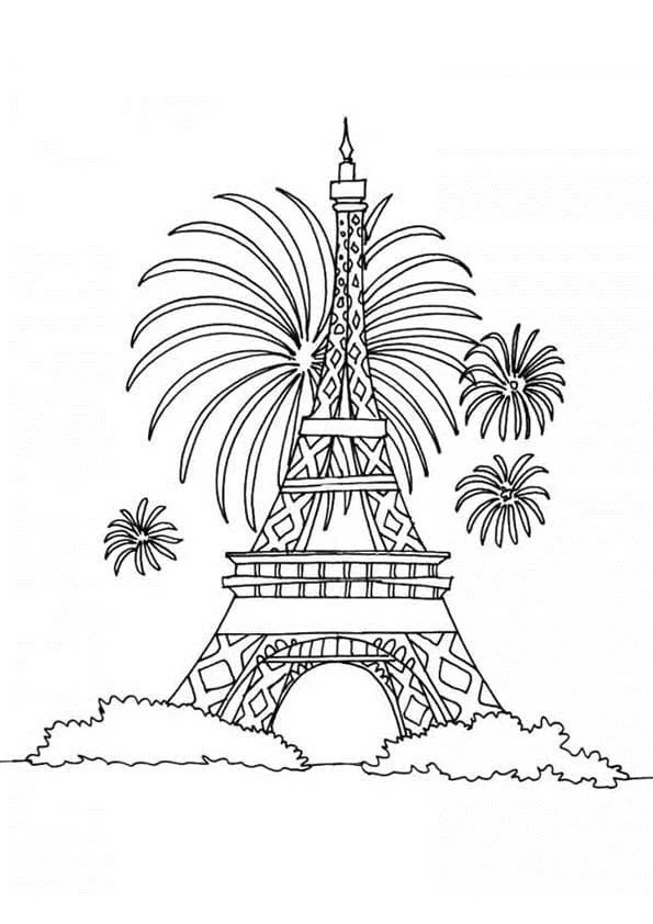 Paris Ausmalbilder 69