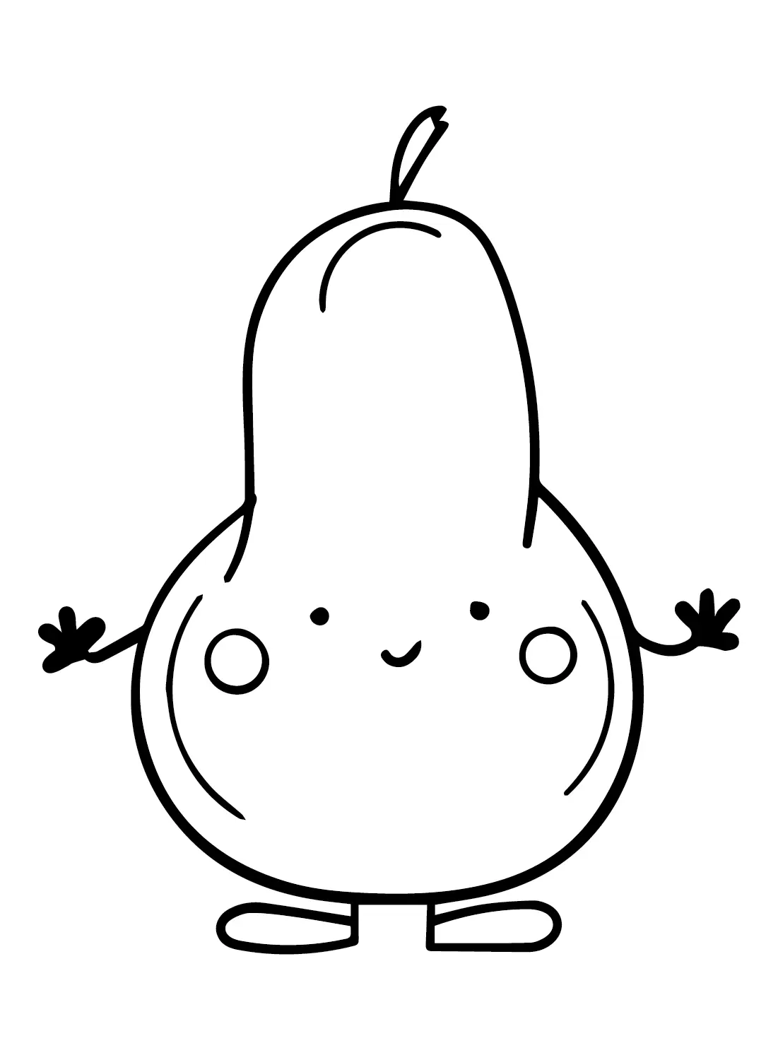 Desenhos de Peras Para Colorir 11