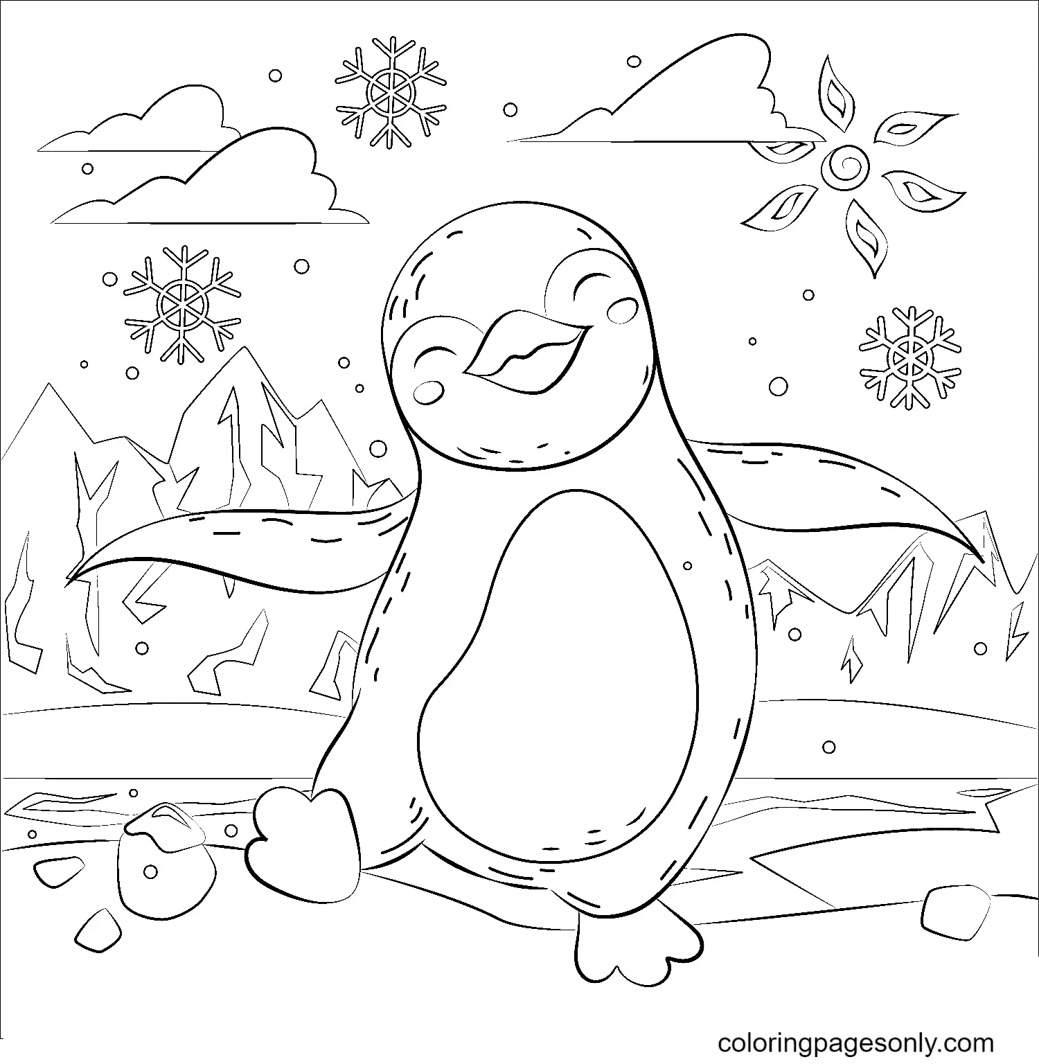 Pinguin Ausmalbilder 36