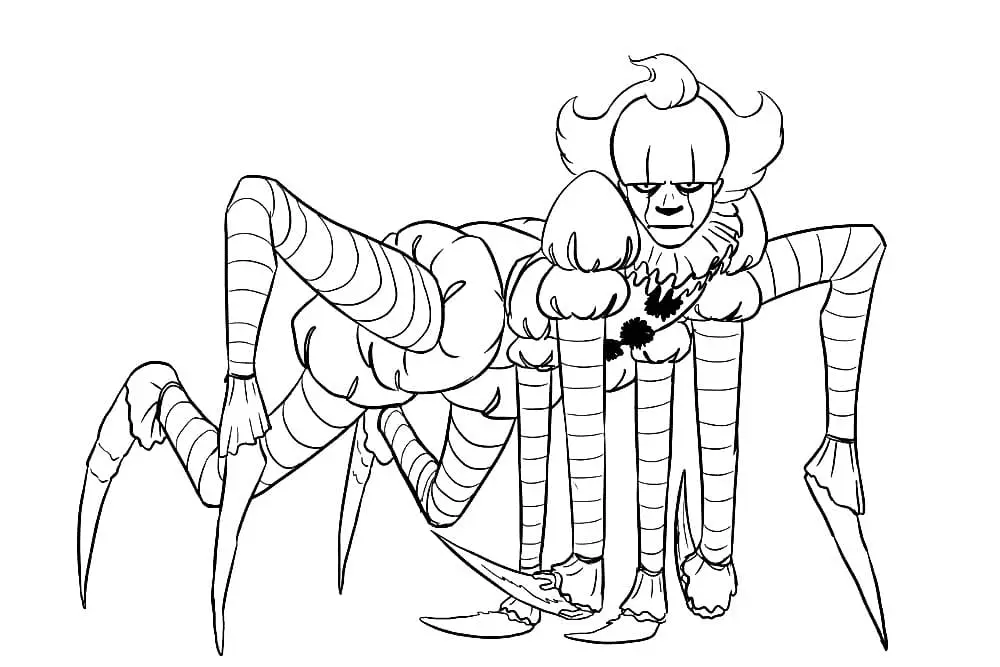 Desenhos de Pennywise Para Colorir 13