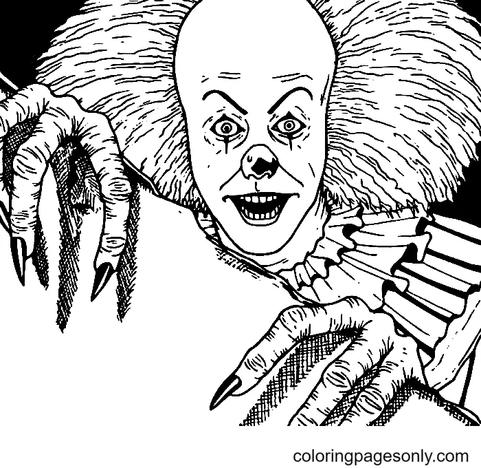 Desenhos de Pennywise Para Colorir 19