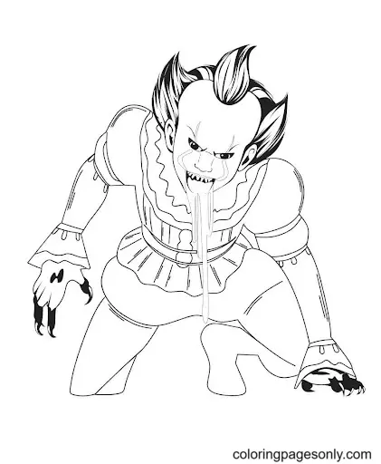 Desenhos de Pennywise Para Colorir 21