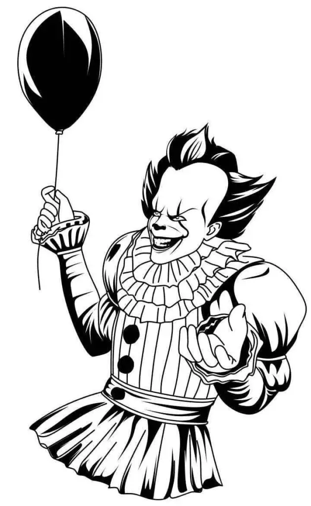 Desenhos de Pennywise Para Colorir 24