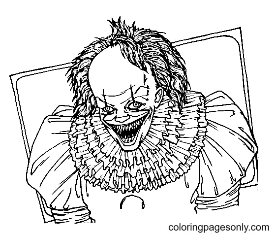 Desenhos de Pennywise Para Colorir 3