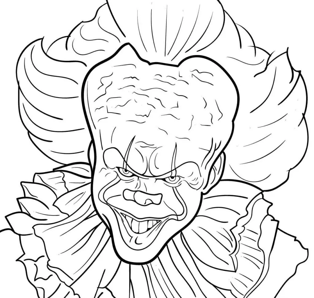Desenhos de Pennywise Para Colorir 33