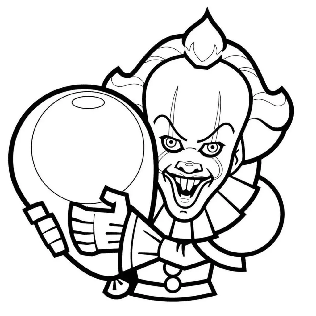 Desenhos de Pennywise Para Colorir 35