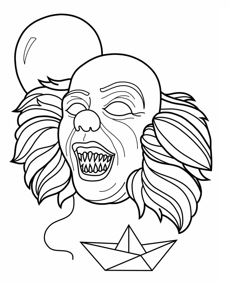 Desenhos de Pennywise Para Colorir 56