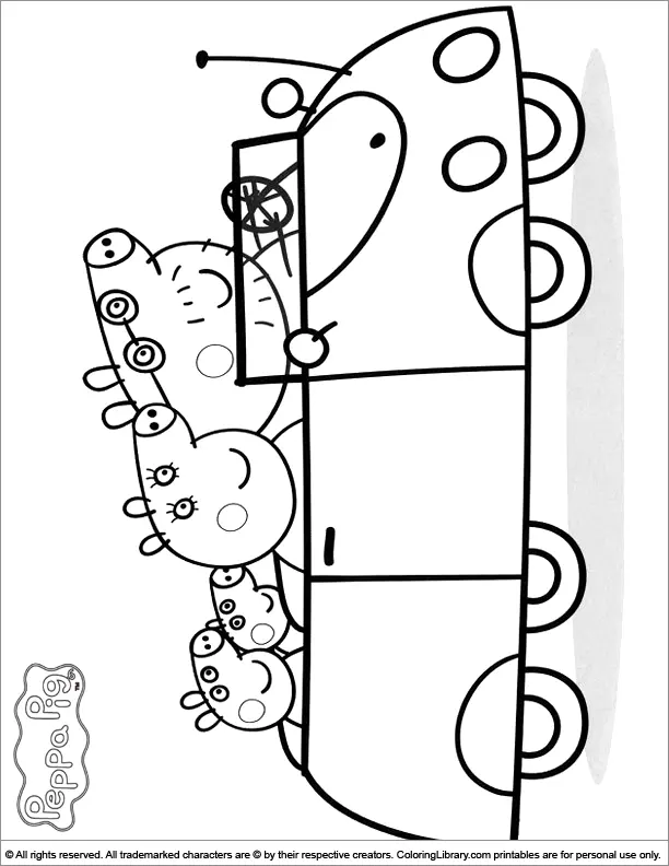 Peppa Pig Coloring Pages