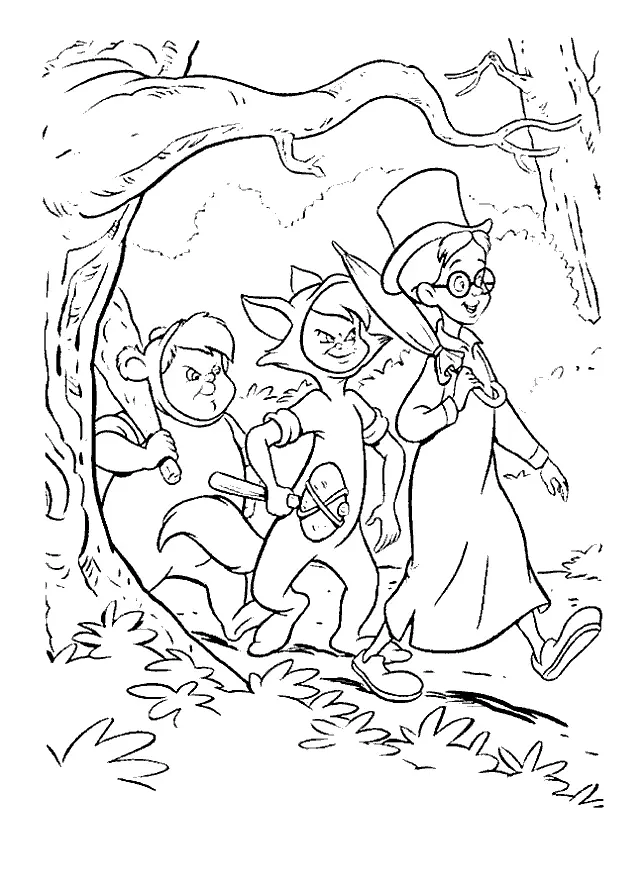 Desenhos de Peter Pan Para Colorir