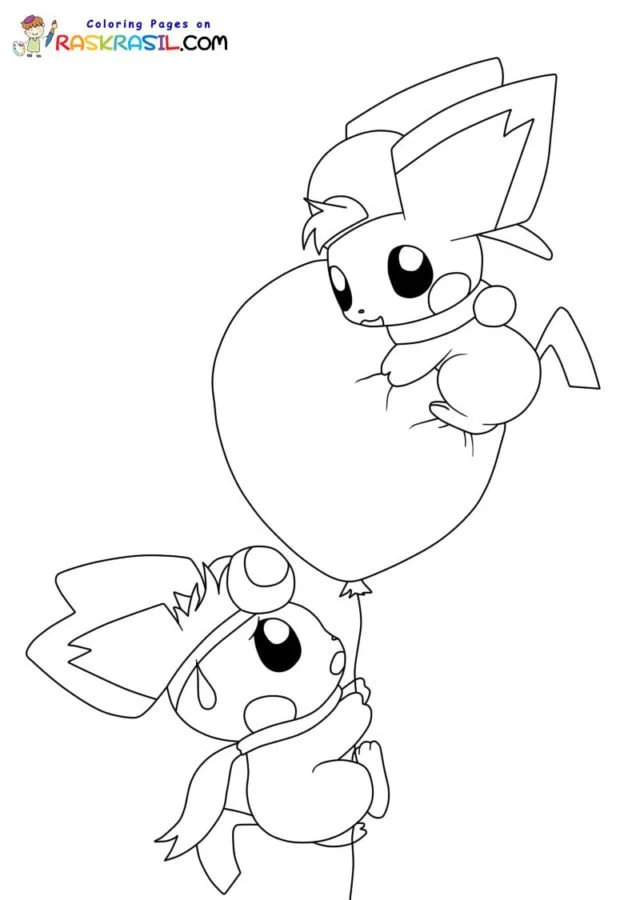 Pichu Para Colorear 24