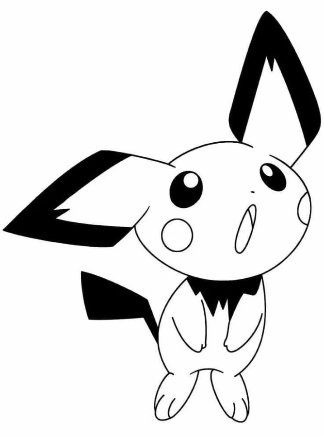 Pichu Para Colorear 39