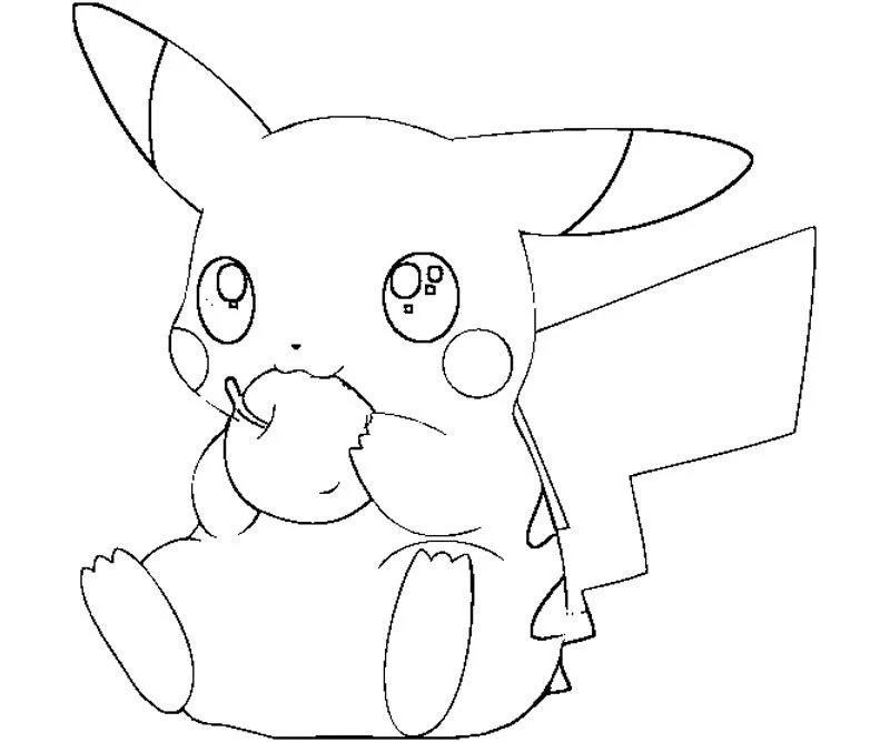 Pickachu Coloring Pages 23