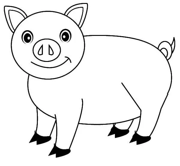 Schwein Ausmalbilder 33