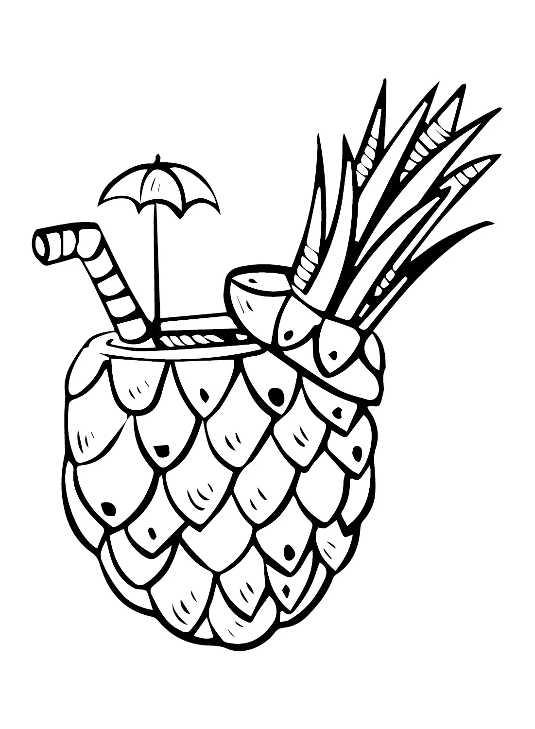 Pineapples Coloring Pages 13