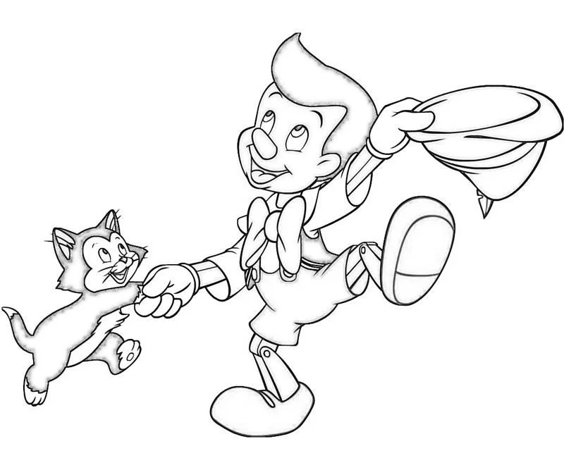 Pinocchio Ausmalbilder 4