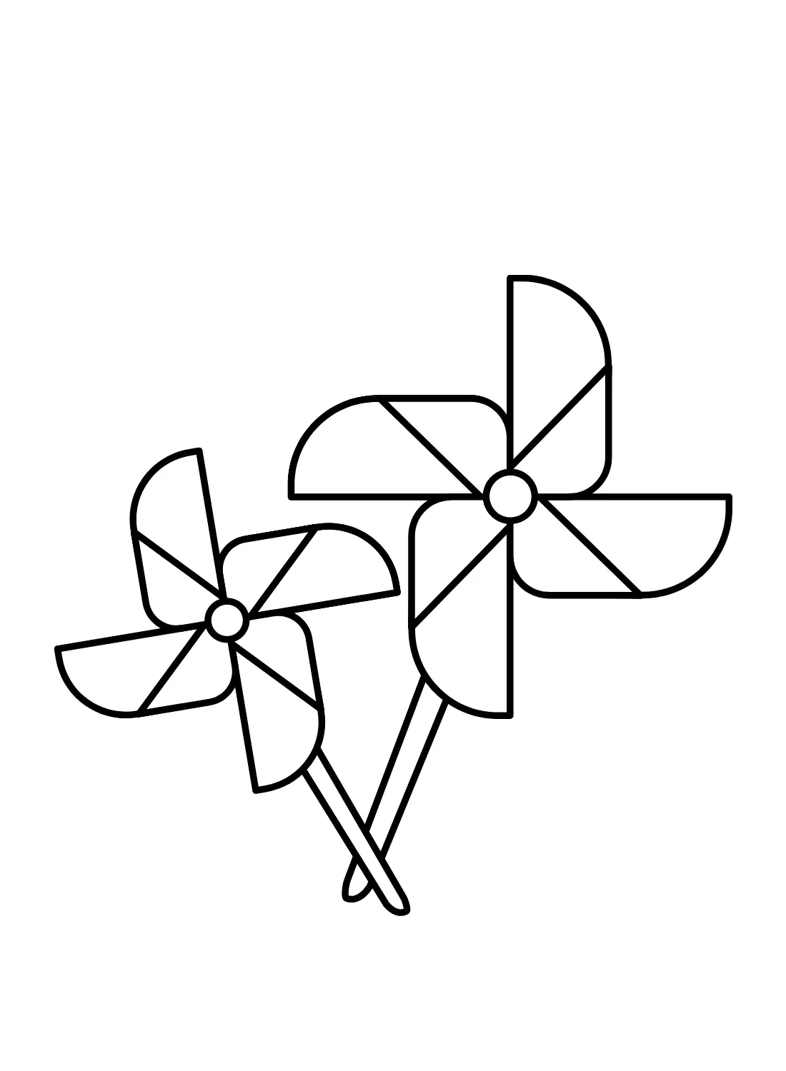 Windrad Ausmalbilder 17