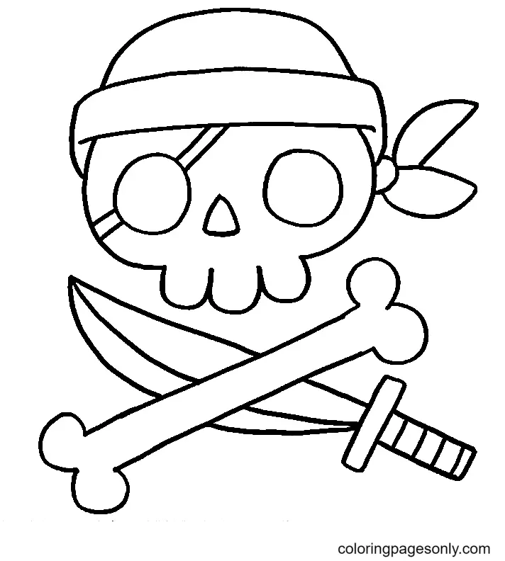 Piratas Para Colorear 36