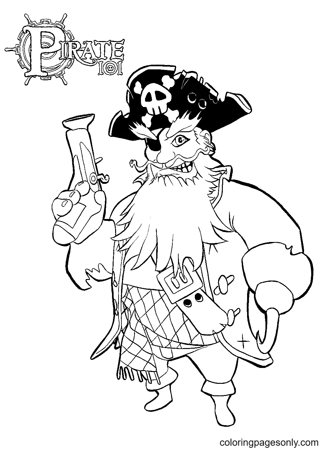 Piratas Para Colorear 53