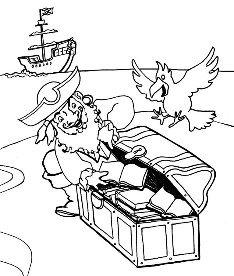 Piratas Para Colorear 71