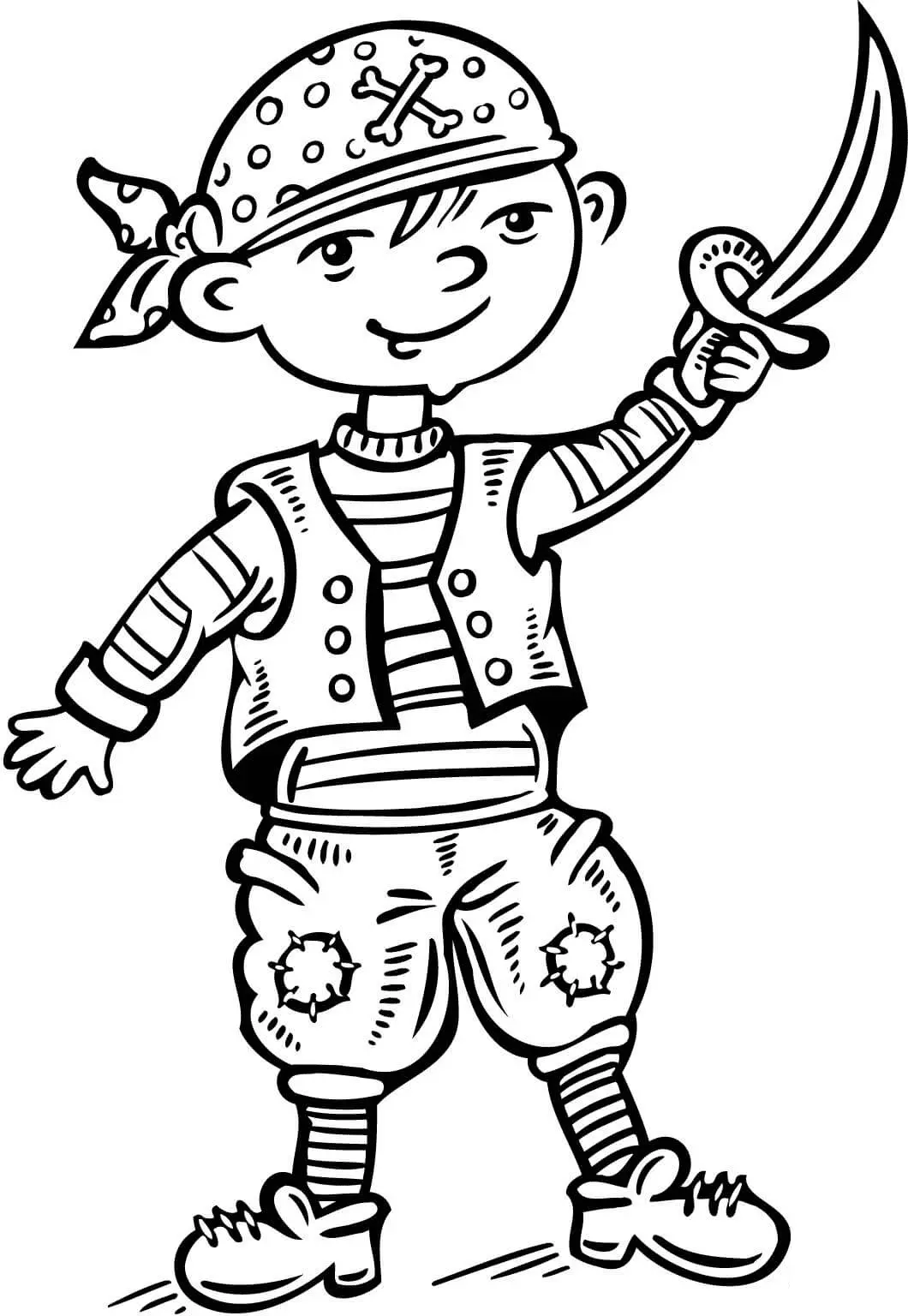 Piratas Para Colorear 80