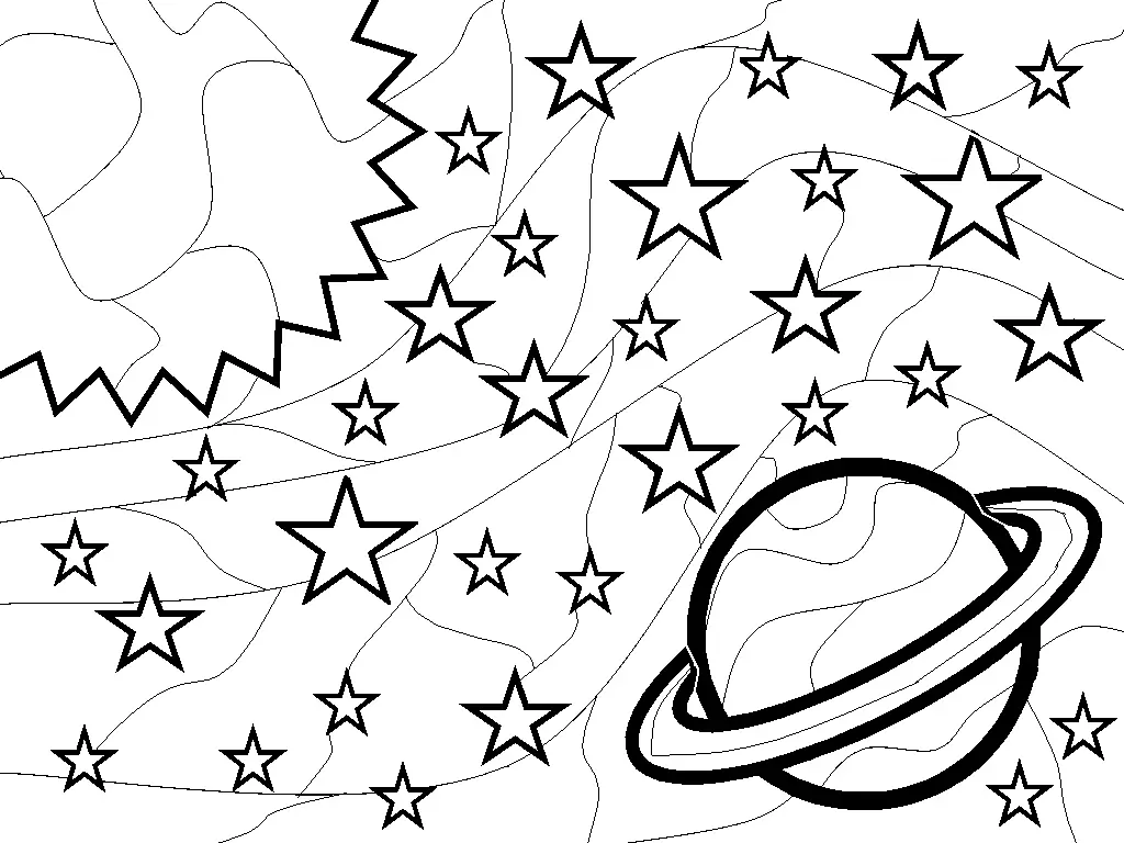 Planet Coloring Pages 19